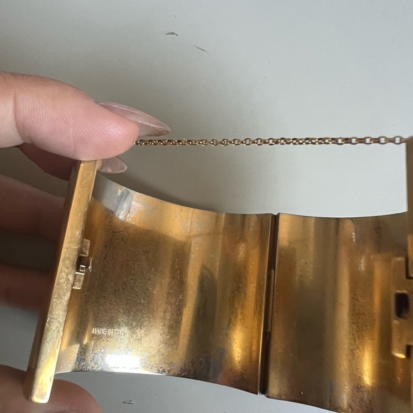 Celine Blue Snakeskin Bracelet - Picture 7 of 10